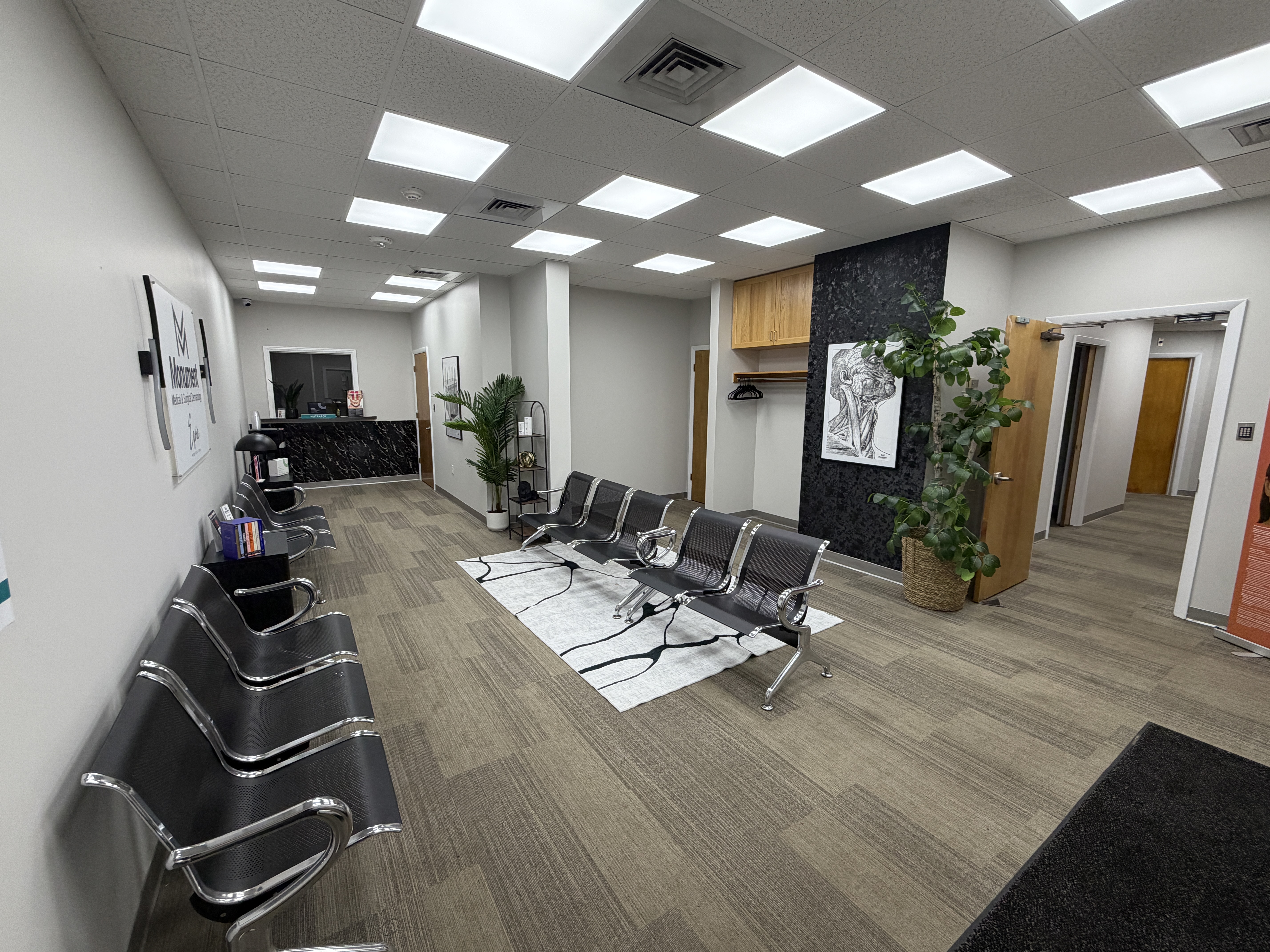 Esvie Medical Spa — waiting area on Freeport Road, Pittsburgh